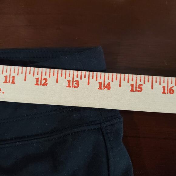 Athleta Womens Metro Slouch Pull-On Jogger Sweatpants Size XS Black Zip Pockets - Picture 9 of 11